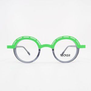 Becker MB 1176 C4 43mm Green-Gray Trendy Fashion New Eyeglasses Collection.